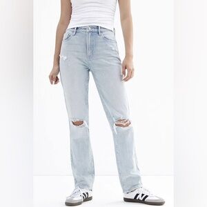 Pacsun Dad Jeans 25 high waisted light wash